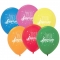 6 Ballons Joyeux Anniversaire - Multicolore images:#0