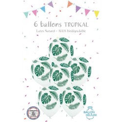 6 Ballons Tropical. n1
