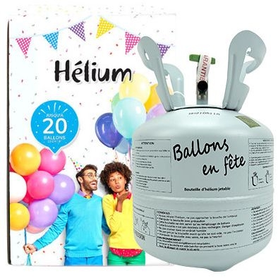 Bouteille Hélium -  Ballons en Fête - 20 Ballons 