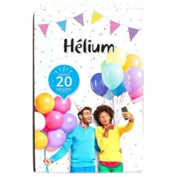 Bouteille Hlium -  Ballons en Fte - 20 Ballons. n1