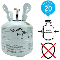 Bouteille Hélium -  Ballons en Fête - 20 Ballons. n°2