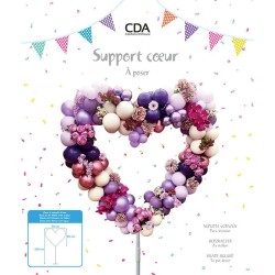 Support  Ballons Coeur - 150 cm. n2