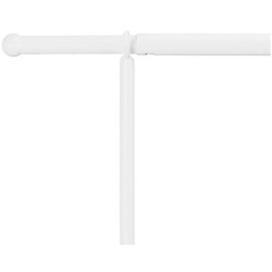 Support de Table extensible - Mtal Blanc. n1