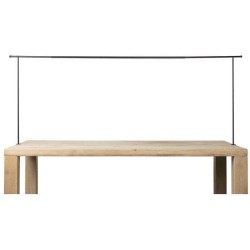 Support de Table extensible - Mtal Noir. n1