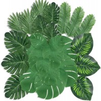 Set de 44 Feuilles Artificielle Tropical