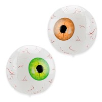 2 Ballons Gant Oeil 4D -  40 cm