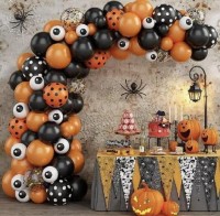 Kit Arche 115 Ballons - Halloween Yeux