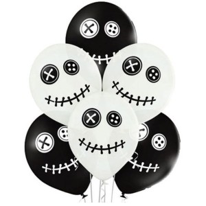 6 Ballons Poupée Voodoo