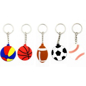 Set de 5 Porte-Clefs - Ballons de Sport
