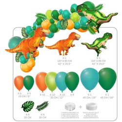 Kit Arche 50 Ballons Dino. n1