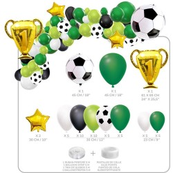 Kit Arche 50 Ballons Football. n°1