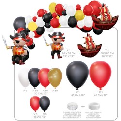 Kit Arche 50 Ballons Pirate. n1