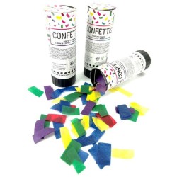 3 Canons à Confettis Multicolores. n°1