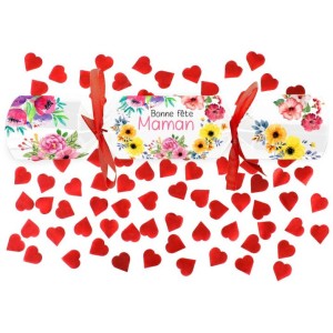 1 Crackers Confettis - Bonne Fte Maman