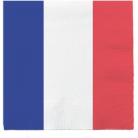 20 Serviettes Allez les Bleus