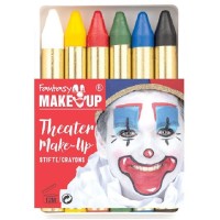 Bote de 6 Crayons Gras Coloris Assortis