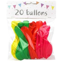 Lot de 20 Ballons Fluo -  26 cm. n1