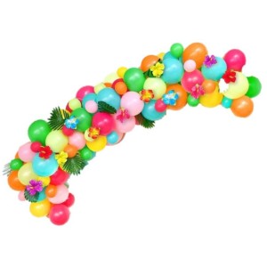 Kit Arche 105 Ballons Hibiscus Hawaii