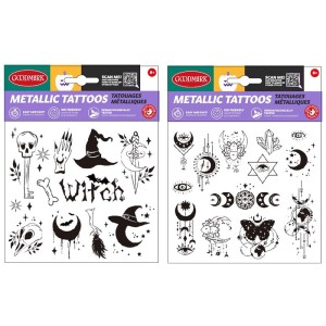 Assortiment de Tatouages Effet Mtal