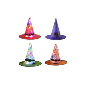 Chapeau de Sorcière LED - 3 Fonctions
