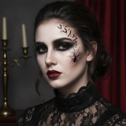 4 Mini Planches Tatouages Halloween  Rigolos et Effrayants !. n1