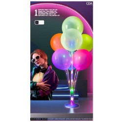 Support 7 Ballons LED Multicolores - 72 cm. n�2