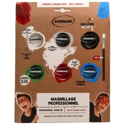 Palette de 6 Pots de 4gr  +  1 Pinceau. n�1