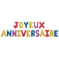 Guirlande Ballon Joyeux Anniversaire