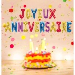 Guirlande Ballon Joyeux Anniversaire. n�1