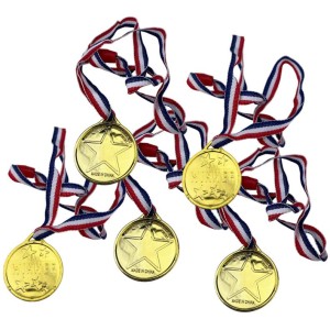 Set de 5 M�dailles d'Or