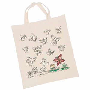 Grand Sac Personnalisable Pr-imprim Papillon