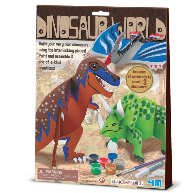 Kit Cration et Peinture Dinosaures 