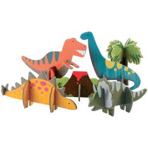 Puzzle Pop out Dinos 3D