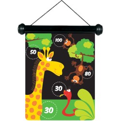 Petit Jeu de flchettes magntiques Zoo (32 cm). n1