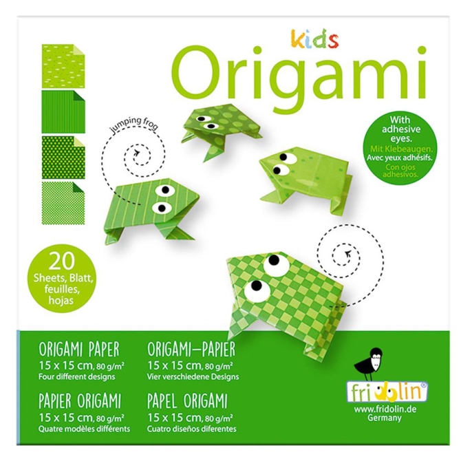 Kids Origami Grenouille 