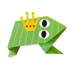 Kids Origami Grenouille. n1