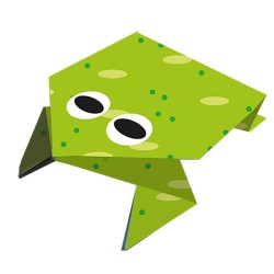 Kids Origami Grenouille. n4