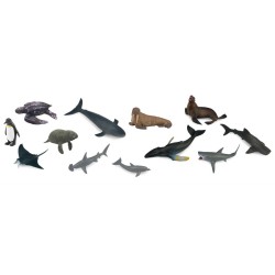 12 Mini Figurines Animaux Marins. n1