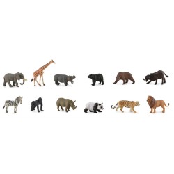 12 Mini Figurines Animaux Sauvages. n1