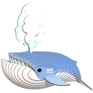 Kit Figurine Baleine Bleue 3D  assembler - Eugy