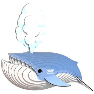 Kit Figurine Baleine Bleue 3D  assembler - Eugy