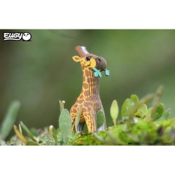 Kit Figurine Girafe 3D  assembler - Eugy. n5