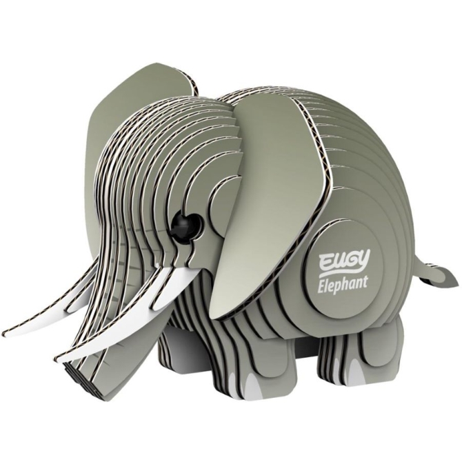 Kit Figurine Elephant 3D  assembler - Eugy 