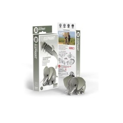 Kit Figurine Elephant 3D  assembler - Eugy. n3