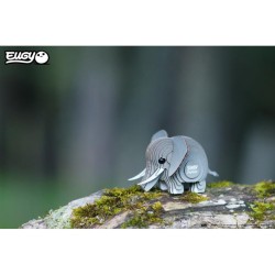 Kit Figurine Elephant 3D  assembler - Eugy. n4