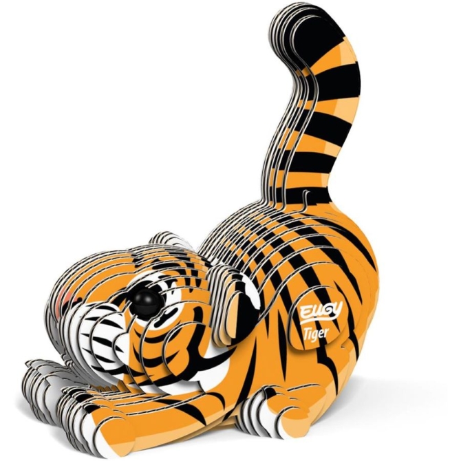 Kit Figurine Tigre 3D  assembler - Eugy 