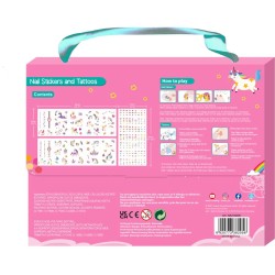 Coffret Tatouages & Autocollants Ongles - Licorne. n5