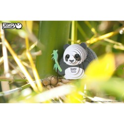Kit Figurine Panda 3D  assembler - Eugy. n1