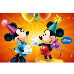 Feuille rectangulaire Azyme Mickey et ses amis. n1