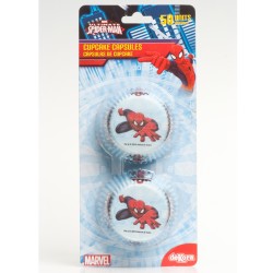 50 Caissettes  Cupcakes Spiderman. n1